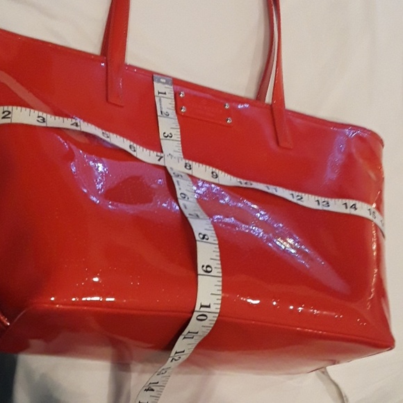 Kate Spade tote (discontinued) in hot red NWT - Picture 7 of 8